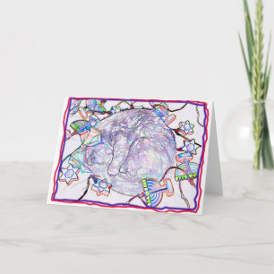 Hanukah Cat Card