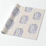 Hanukah Sameach Holiday Hebrew Wrapping Paper<br><div class="desc">Wrap your Chanukah presents in style with the special Chanukah Sameach wrapping paper.</div>