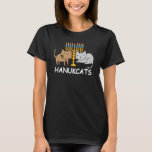 Hanukcats Jewis Cute Cats  Hanukkah  Cat T-Shirt<br><div class="desc">Hanukcats Jewis Cute Cats  Hanukkah  Cat.</div>