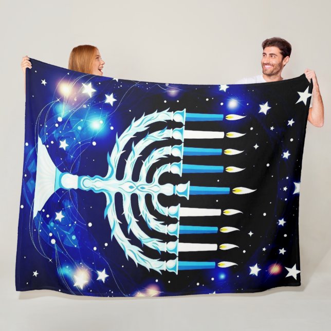 HANUKKA FLEECE BLANKET (In Situ)