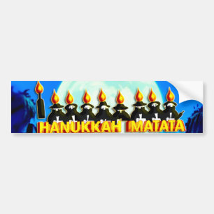 Hanukka Matata Bumper Sticker