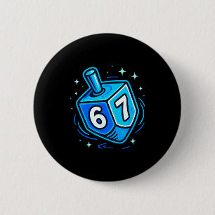 Hanukkah 67 Meme Chanukah Jewish Men Women Kids  2 Inch Round Button