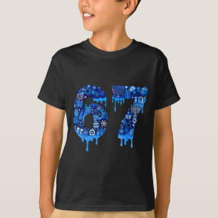 Hanukkah 67 Six Seven Boy Girl Kids 67 Meme Hanukk T-Shirt
