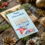 Hanukkah and Christmas Chrismukkah Holiday Card<br><div class="desc">This design may be personalized in the area provided by changing the photo and/or text. Or it can be customized by choosing the click to customize further option and delete or change the colour of the background, add text, change the text colour or style, or delete the text for an...</div>
