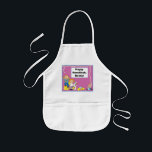 Hanukkah Apron Kids Personalize<br><div class="desc">Personalized Kids Hanukkah apron. Great for the holidays!</div>