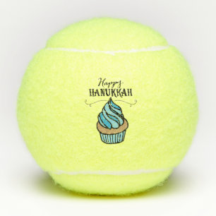 Hanukkah Candle Tennis Balls
