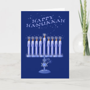 Hanukkah Candles Holiday Card