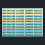 Hanukkah Candles  Wrapping Paper Sheet<br><div class="desc">The eight candles plus one of Hannukah. Nothing like turning on lights in the middle of winter.</div>