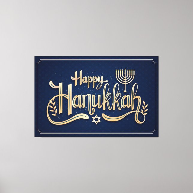 Hanukkah Canvas Print (Front)