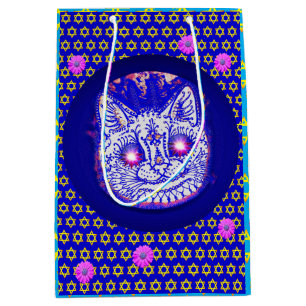 HANUKKAH CAT gift bag