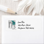 Hanukkah Chanukah Brooklyn Bridge NYC Holiday<br><div class="desc">Labels feature an original marker illustration of a classic New York City landmark, the Brooklyn Bridge, "dressed up" for the holiday season. Great for mailing holiday greetings! This Chanukah illustration is also available on other products. Don't see what you're looking for? Need help with customization? Contact Rebecca to have something...</div>