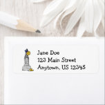 Hanukkah Chanukah Gelt NYC Skyscraper Landmark<br><div class="desc">Labels feature an original marker illustration of a classic New York City landmark,  "dressed up" for the holiday season. Great for mailing holiday greetings!

Don't see what you're looking for? Need help with customization? Contact Rebecca to have something designed just for you.</div>