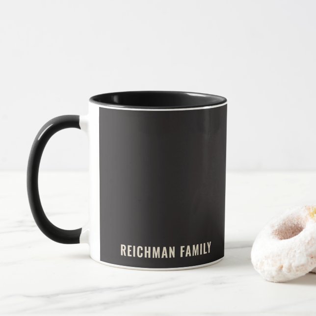Hanukkah Chanukah Menorah Personalized Mug (With Donut)