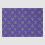 Hanukkah Chanukah Star of David Menorah Gold Blue Tissue Paper<br><div class="desc">Elevate your Hanukkah gifting with our Star of David, Menorah gold blue Happy Hanukkah tissue paper! This tissue paper is like a touch of holiday magic for your presents. Each sheet is adorned with the elegant Star of David and a radiant menorah, making your gifts truly shine during the Festival...</div>