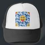 hanukkah chanukkah emoji trucker hat<br><div class="desc">chanukka, chanukkah, emoji, funny, hannukah, Hanukkah, hanukkah emoji, hanukkah happy face, happy face, hebrew, holidays, jew, jewish, judaism, star of david, yellow blue, passover, yom kippur, striped, stripes, blue white, pastel - "star of david""jewish emoji""hanukkah emoji""chanukkah emoji" emoji emoticon "happy face""jewish holidays" "star of david emoji""star of david happy face""rosh...</div>