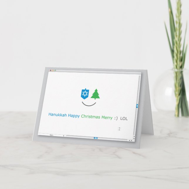 Hanukkah/Christmas LOL Card (Front)