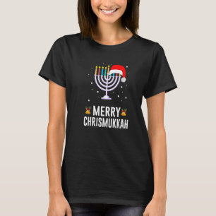 Hanukkah Christmas  Merry Happy Chrismukkah Jewish T-Shirt