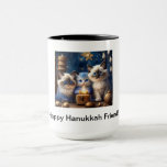 Hanukkah Coffee Mug with Ragdoll Cats<br><div class="desc">Hanukkah coffee mug with ragdoll cats</div>
