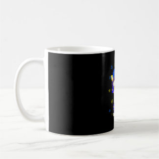 Hanukkah Dabbing Cat Sunglasses Holding Menorah Coffee Mug