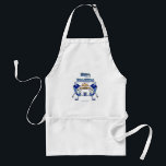 Hanukkah Dancing Dreidels and Jelly Doughnuts Standard Apron<br><div class="desc">You are viewing The Lee Hiller Designs Collection of Home and Office Decor,  Apparel,  Gifts and Collectibles. The Designs include Lee Hiller Photography and Mixed Media Digital Art Collection. You can view her Nature photography at http://HikeOurPlanet.com/ and follow her hiking blog within Hot Springs National Park.</div>