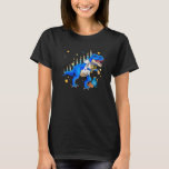 Hanukkah Dinosaur Menorasaurus Rex Dino Chanukah B T-Shirt<br><div class="desc">Hanukkah Dinosaur Menorasaurus Rex Dino Chanukah Boys Kids .</div>
