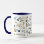 Hanukkah Doodles cute illustrated Mug<br><div class="desc">Hanukkah Doodles cute illustrated mug</div>