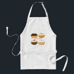 Hanukkah Doughnuts Apron<br><div class="desc">Dessert Time - Hanukkah Doughnuts Apron Design. All designs are customizable - you may change text fonts,  size & colours,  add/remove/change text & graphics. EveStock Graphics & Design © All rights reserved</div>