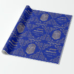 Hanukkah Dreidel Art Deco Design Wrapping Paper<br><div class="desc">Elegant Gold Dreidel, Art Deco Design, Wrapping Paper. Personalize by changing out the background colour. Simply choose your favourite colour from the colour palette Thanks for stopping and shopping by. Much appreciated! Happy Chanukah/Hanukkah! Media: Matte Wrapping Paper Make sure every gift you give has a layer of love by creating...</div>