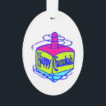 Hanukkah Dreidel Ornament<br><div class="desc">Dreidel,  dreidel,  dreidel we made it just for you on Chanukah gifts and gift ideas for the holidays.</div>