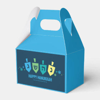 Hanukkah Dreidel Party Favor Boxes