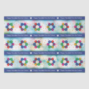 Hanukkah Dreidel Tissue Paper
