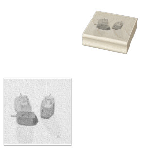 Hanukkah Dreidels Rubber Stamp