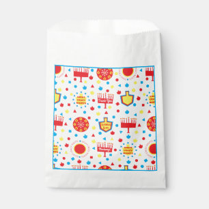 Hanukkah Favour Bag COLORFUL 8 CRAZY NIGHTS