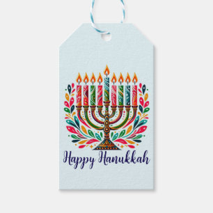 Hanukkah Festival Of Lights  Gift Tags
