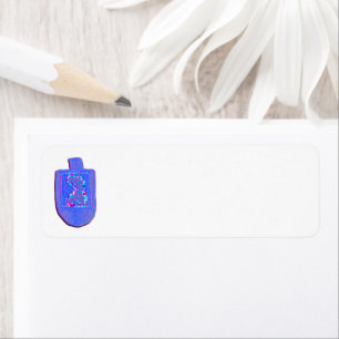 Hanukkah floral dreidel