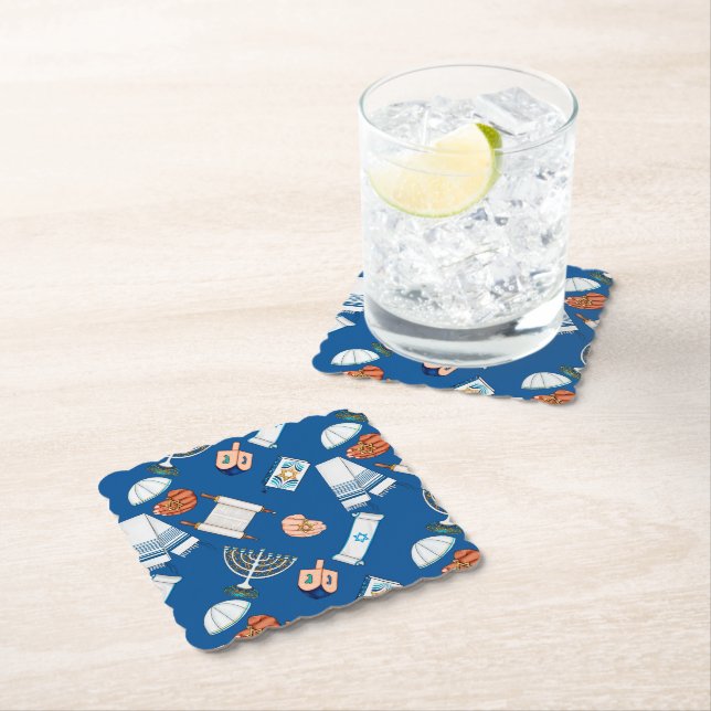 Hanukkah Fun Coasters (Insitu)