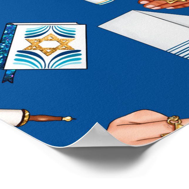 Hanukkah Fun Poster (Corner)