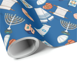 Hanukkah Fun Wrapping Paper