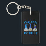 Hanukkah Funny Jewish Shalom Gnomes Chanukah Keychain<br><div class="desc">Hanukkah Funny Jewish Shalom Gnomes Chanukah</div>