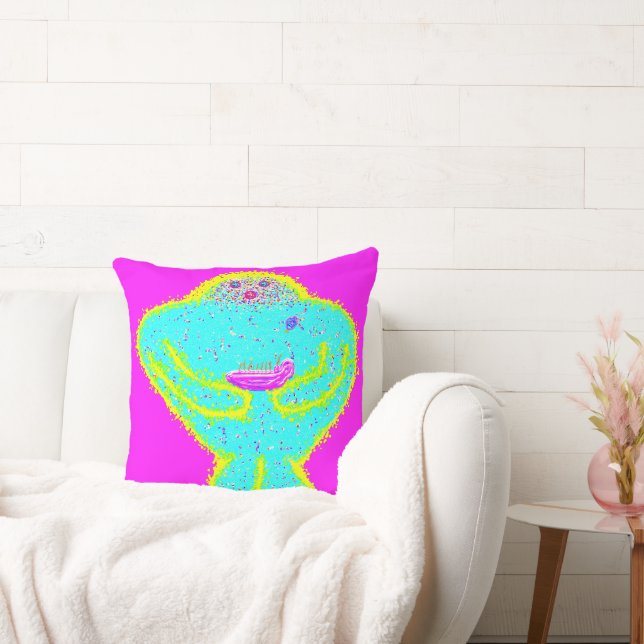 Hanukkah Gelt the Golem Throw Pillow (Couch)
