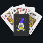 Hanukkah Gnome Holding Menorah Family Gnome Lover Playing Cards<br><div class="desc">This is a great Christmas gift. Your family,  friends or children will love this gift after you give it to them. Wishing you and your family and friends a Merry Christmas.</div>