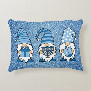 Hanukkah Gnomes Trio Accent Pillow