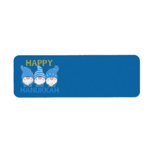 Hanukkah Gnomes Trio Address Labels