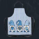 Hanukkah Gnomes Trio Apron<br><div class="desc">hanukkah gnomes trio apron</div>