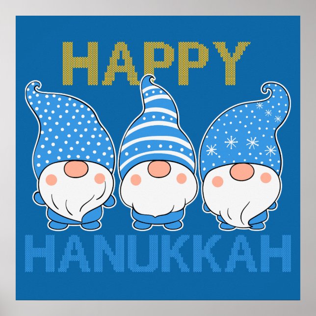 Hanukkah Gnomes Trio Poster (Front)
