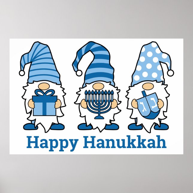 Hanukkah Gnomes Trio Poster (Front)