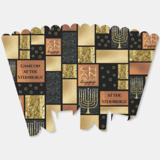 Hanukkah Golden Montage Favour Boxes