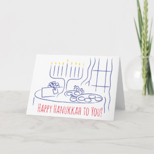 Hanukkah Greeting Card Personalize