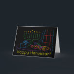 Hanukkah Greeting Card Personalize with envelope<br><div class="desc">A Hanukkah Greeting Card (envelope included) to personalize. For your giving pleasure I've created a colourfully simple card,  I hope you'll enjoy! Just choose your favourite font size,  style,  colour and wording to customize this card,  inside and out. Thanks for stopping and shopping by.
Happy Chanukah/Hanukkah!!!</div>