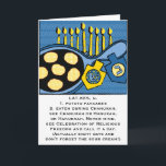 Hanukkah Greeting Card "Potato Pancakes"<br><div class="desc">Latkes/Potato Pancakes Hanukkah Greeting Card Personalize by deleting text and replacing with your own message. Choose your favourite font size, colour, and style. Thanks for stopping and shopping by. Much appreciated. Happy Hanukkah/Chanukah/Hanukah :) Size: Standard (5" x 7") Birthdays or holidays, good days or hard days, Zazzle’s customized greeting cards...</div>